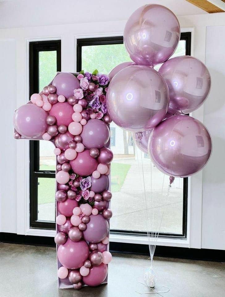 Number with Balloons
