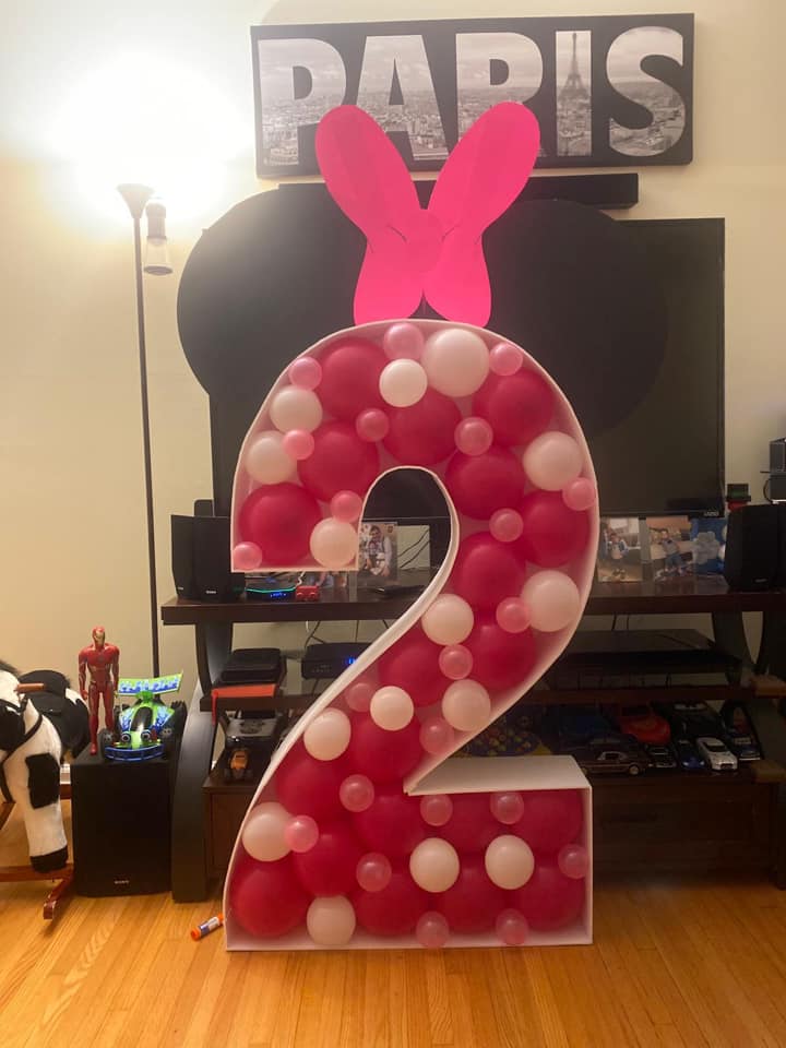 Number with Balloons