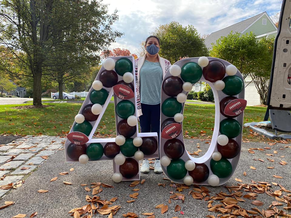 Number with Balloons